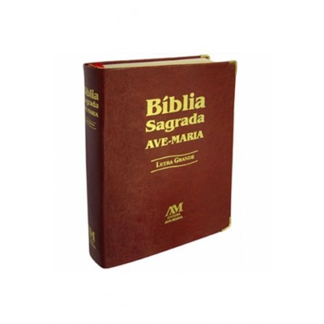 Bíblia Letra Grande - Marrom