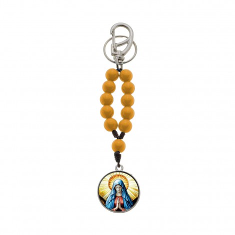 Chaveiro Dezena de Nossa Senhora de Pentecostes com Mosquete