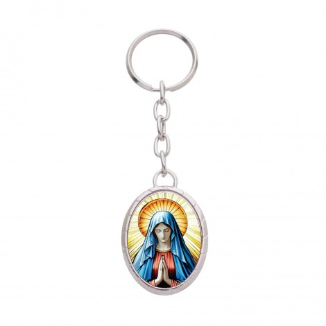 Chaveiro em metal Nossa Senhora de Pentecostes
