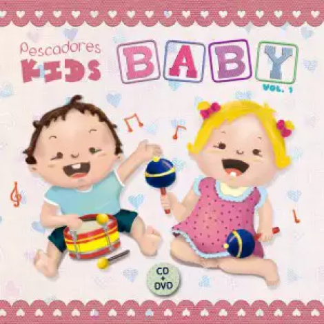 CD E DVD PESCADORES KIDS BABY - VOLUME 1