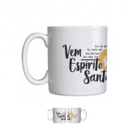 CANECA CERAMICA 300 ML - VEM ESPIRITO SANTO