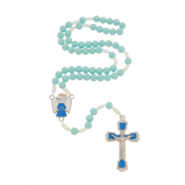 TERCO INF. ANJO DA GUARDA AZUL EM METAL