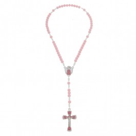 TERCO INF. ANJO DA GUARDA ROSA EM METAL